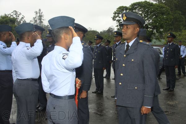 The Commissioning and Passing Out Parade at SLAF Diyatalawa